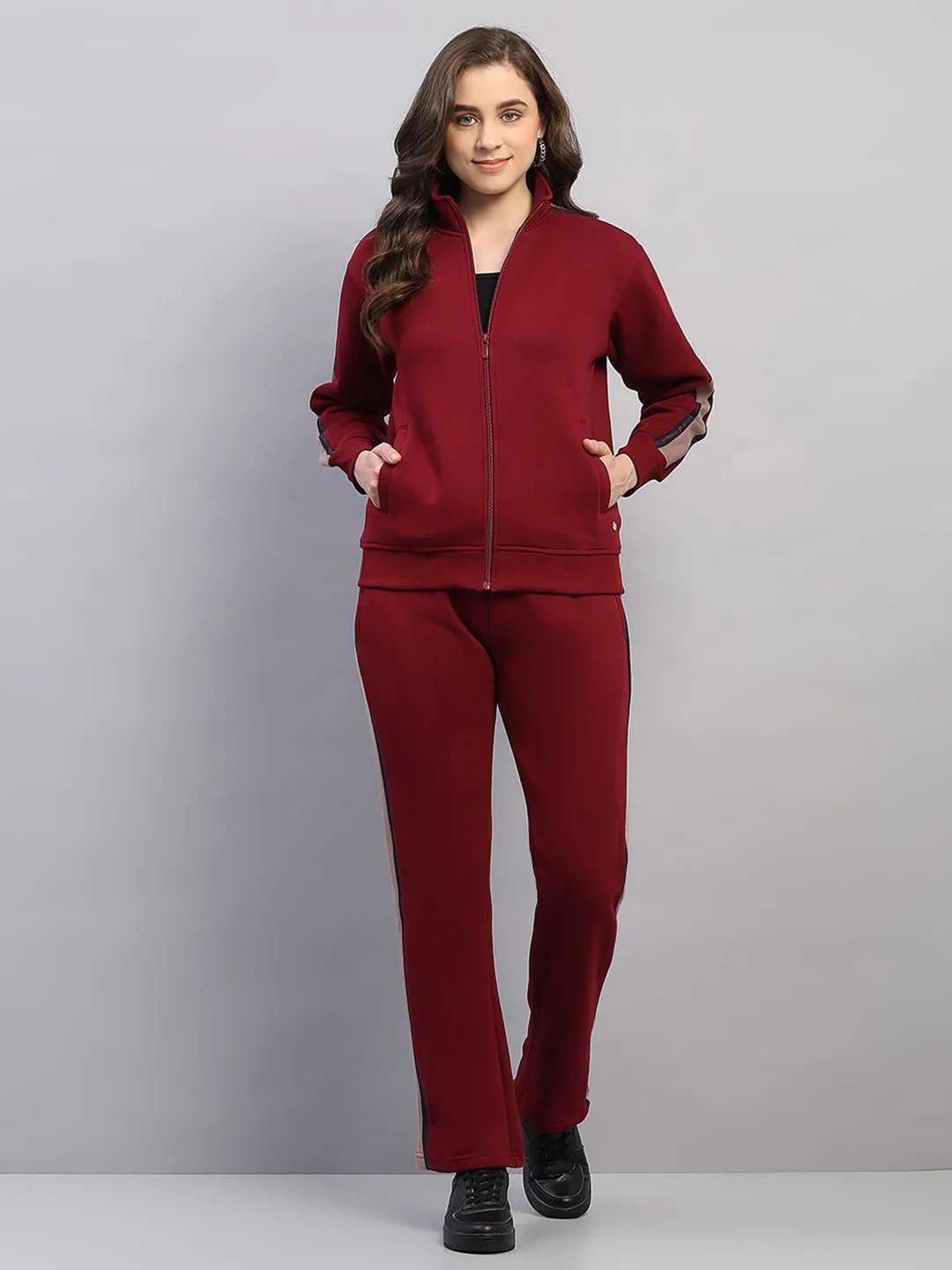 Crimson Flex Athleisure Set