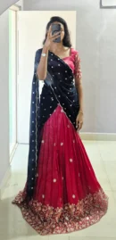 Royal Noir Lehenga Set