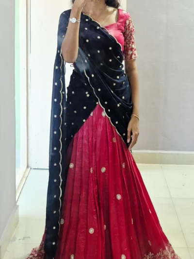 Royal Noir Lehenga Set