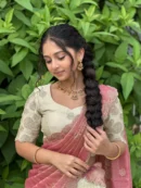 Rajsi Rose Designer Saree with Embroidery