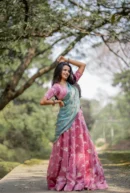 Blossom Grace Pink Lehenga