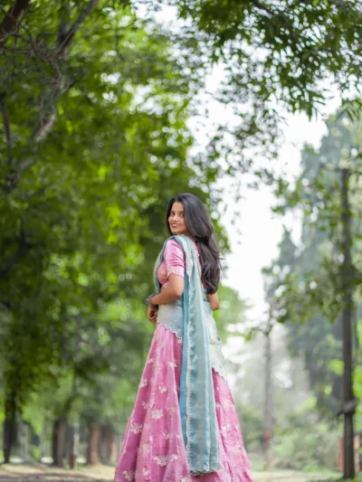 Blossom Grace Pink Lehenga
